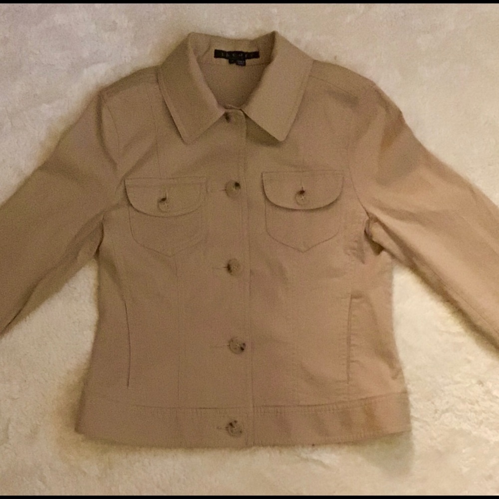Women’s EUC tan THEORY jacket-blazer/ size S